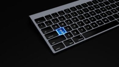 Keyboard with AI key