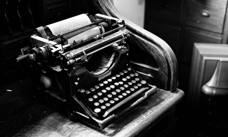 Typewriter-Cover
